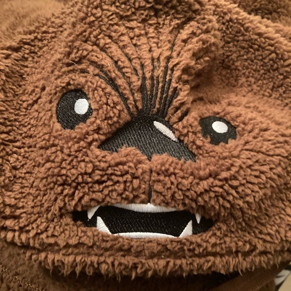 Star Wars Brown Fleece Adult Onsie - Picture 1 of 5